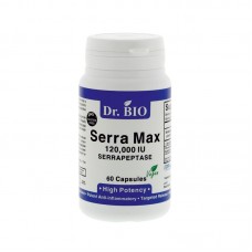 Serra Max  120.000 UI - 60 capsule Antiinflamator, antiedematos, antichistic, anti-traumatic